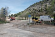 Obras en el camino de La Fuentona.