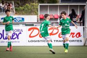 Benjamines del San José celebran uno de los goles marcados en la final del V Torneo Soria Elige.