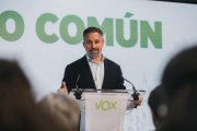 El presidente de VOX, Santiago Abascal.