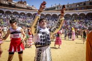 El novillero soriano David Espejón triunfó el Viernes de Toros de 2025 en la Feria de San Juan.