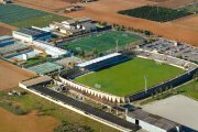 Imagen área del Municipal de Sa Pobla con capacidad para 8.000 aficionados.