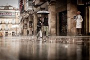 Intensa tromba de lluvia y granizo