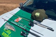 Técnicas de pesca decomisadas en Tardajos.
