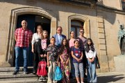 Los alumnos del CRA de Gómara en la Diputación.