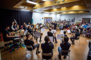 Sesión de la escuela Enclave Musical de la Joven Orquesta Sinfónica de Soria.