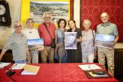 Representantes de las asociaciones durante la rueda de prensa en el Casino.