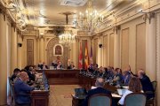 Corporación de la Diputación de Soria en el pleno.
