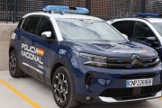 Vehículos de la Policía Nacional en Soria.