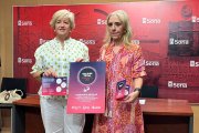 La empresaria Sonia Giaquinta y la concejala Teresa Valdenebro en la presentación de la campaña.