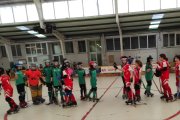Los canteranos del Laguna Negra durante un partido.