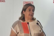 Esther Pérez, portavoz del PSOE en la Diputación de Soria.