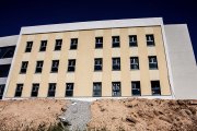 Exterior del Centro de Asilo y Protección Internacional de Soria.
