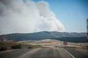 Tensión en el límite provincial de Soria y Guadalajara por el incendio.