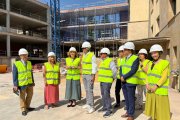 La consejera de Educación giró visita a las obras del centro de Formación Profesional La Merced.