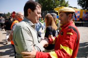 El presidente del Gobierno, Pedro Sánchez, se desplaza a la zona afectada por los incendios forestales de Ávila. El jefe del Ejecutivo -acompañado por el presidente de la Junta de Castilla y León, Alfonso Fernández Mañueco.