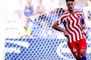 Fran González durante su etapa en el Atlético de Madrid B, donde jugó en Tercera y Segunda Federación.