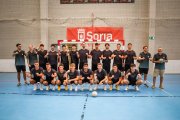 La plantilla del BM Soria antes de iniciar el trabajo de pretemporada.
