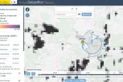 Sistema de información del Instituto Geográfico Nacional con datos de Soria capital.