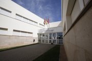 Acceso a las instalaciones del Campus de Soria.