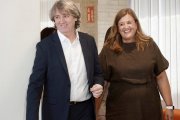 Carlos Martínez junto a Clara Martín.