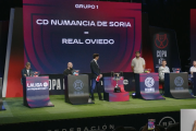 El sorteo de este lunes de la Copa del Rey ha querido que el Numancia se mida al Oviedo en Los Pajaritos.