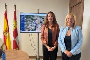 La directora general de FOES presenta a la delegada territorial de la Junta el mapa de capacidades industriales de Soria