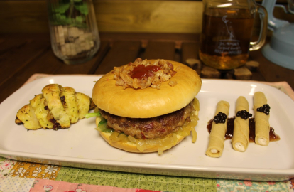 La hamburguesa que representará a Soria en La Mejor Hamburguesa de Castilla y León.