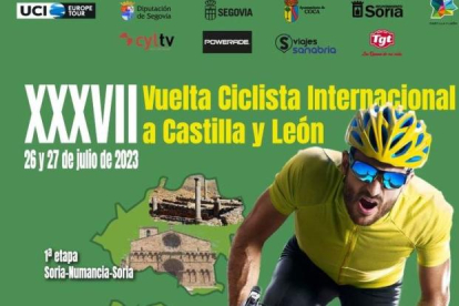Cartel anunciador de la Vuelta a Castilla y Léon.