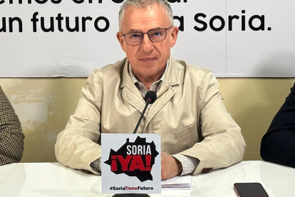 Los procuradores de Soria Ya Vanesa García, Ángel Ceña y Antonio Palomar.