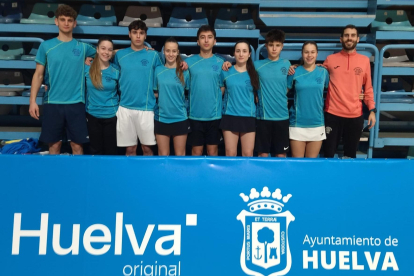 El equipo soriano que compitió el pasado fin de semana en Huelva.