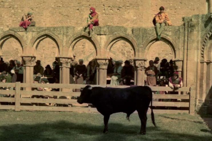 Arcos de San Juan de Duero 1983 - Rodaje escenas de la película La Celestina