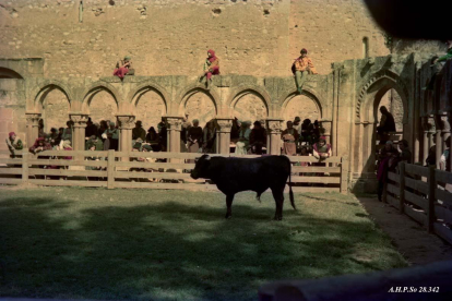 Arcos de San Juan de Duero 1983 - Rodaje escenas de la película La Celestina