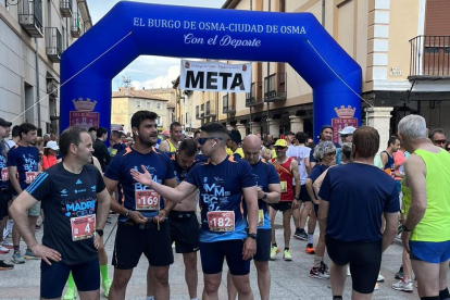 Imagen de la salida de la Media Maratón de El Burgo de Osma.