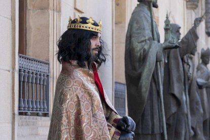 Los actores se encontraban en los principales monumentos de Soria