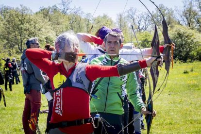 Los arqueros recorren Valonsadero