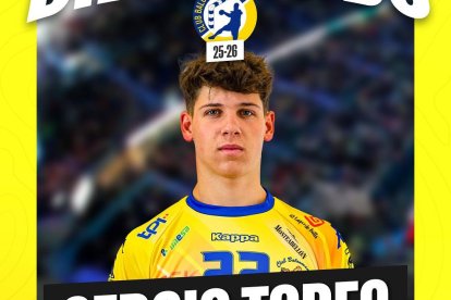 Sergio Tobes reforzará la primera línea del Balonmano Soria.