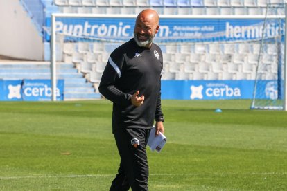 David Movilla lograba hace escasas fechas el ascenso a Primera Federación con el Sabadell.