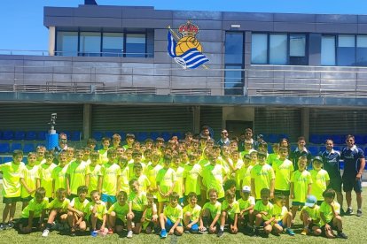 El campus del Calasanz en la ciudad deportiva de Zubieta.