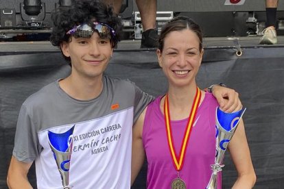 Pódiums de la carrera que recuerda el oro olímpico