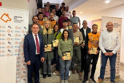 Los ganadores de esta primera edición de los circuitos BTT y trail de Diputación