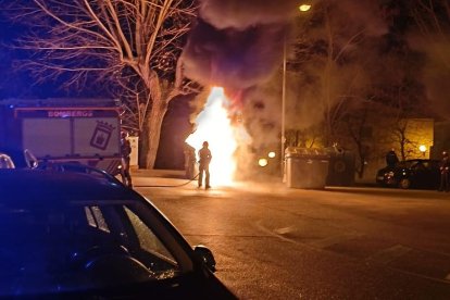 Imagen de uno de los incendios.