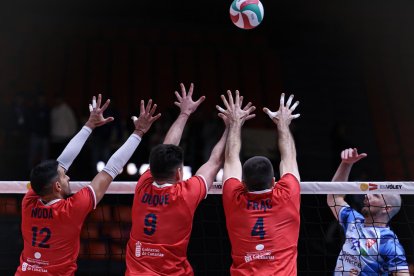 Lindberg en el partido de cuartos de final de la Copa ante Cisneros.