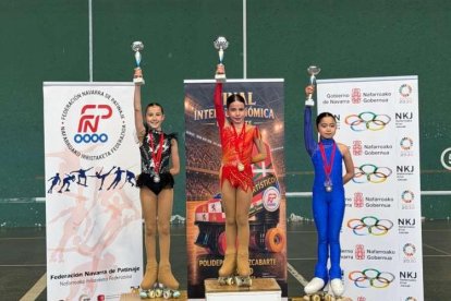 Las patinadoras sorianas lograron cuatro medallas