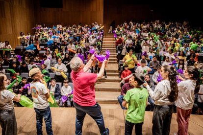 Una jornada con medio millar de niños disfrutando en el Conservatorio de Soria