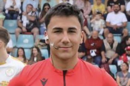 El árbitro soriano Pablo Irigoyen.