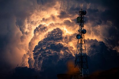Los rayos producidos en Aragón fueron visibles en los cielos sorianos