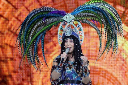 Cher, en el casino MGM Arena de Las Vegas.-AFP/ ETHAN MILLER