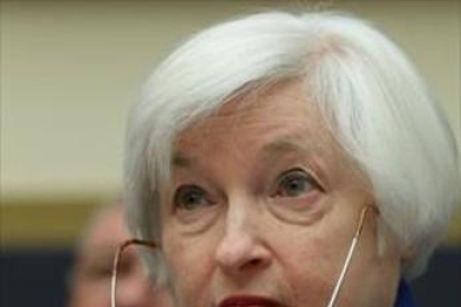 La presidenta de la Reserva Federal, Janet Yellen, ayer, en Washington.-AFP / MARK WILSON .