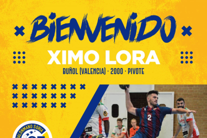 Ximo Lora refuerza la posición de pivote del BM Soria para la próxima temporada. HDS
