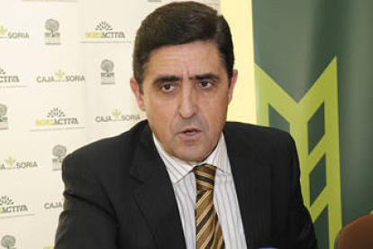 Carlos Martínez, presidente de Caja Rural de Soria./ V. G. -